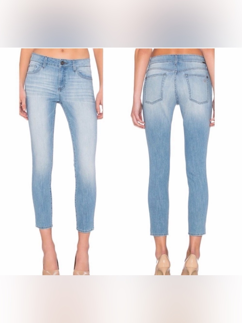 DL1961 Florence Instasculpt Light Blue Cropped Whitman Jeans